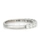 Sharded Prong Diamolnd Band in White Gold